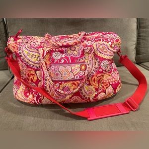 Vera Bradley Weekender Tote- Raspberry Fizz